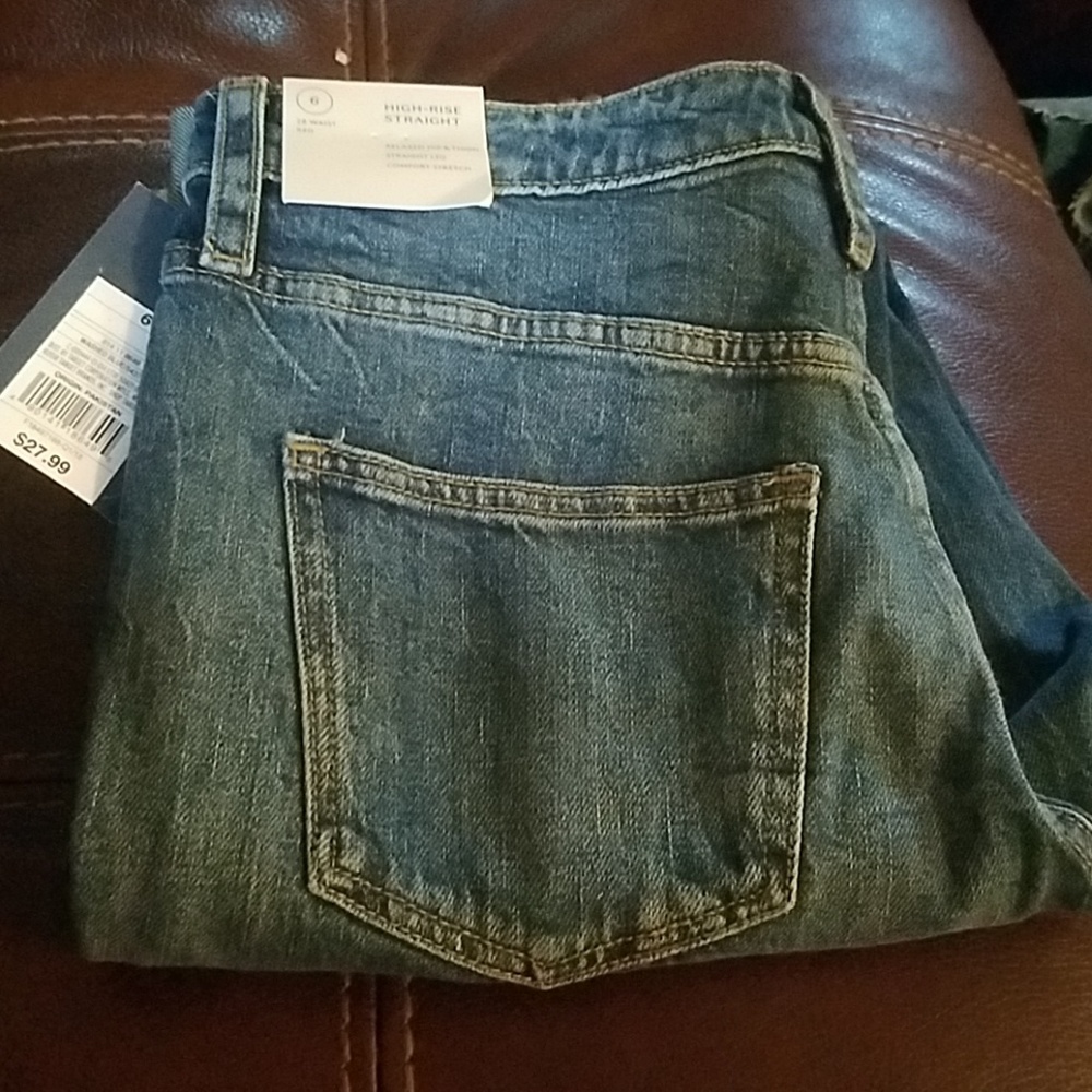 Universal thread high-rise straight jeans